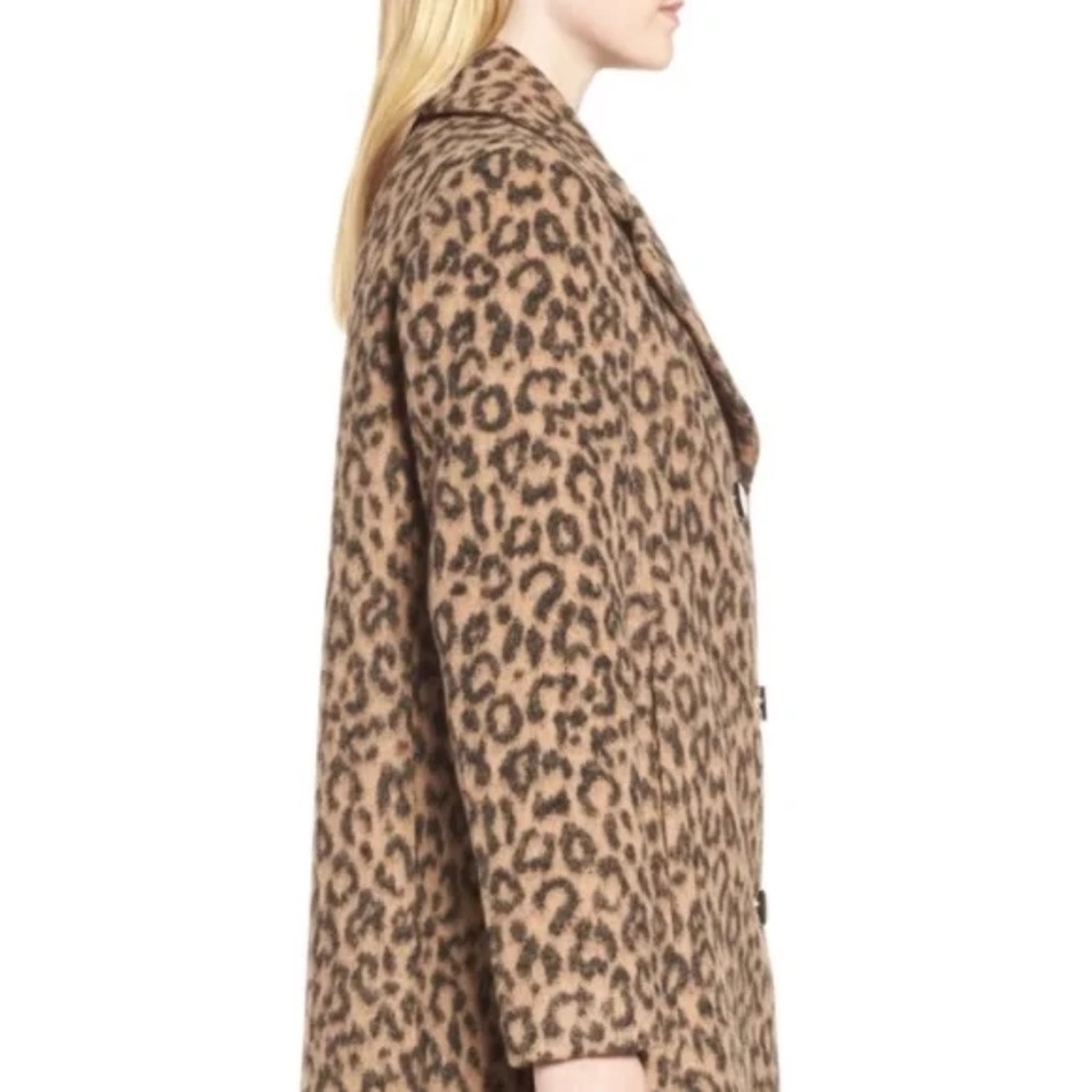 Kate Spade New York Leopard Print Coat - Picture 4 of 5